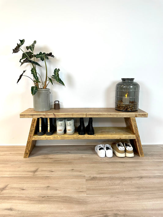 Abbie Bench made of reclaimed wood