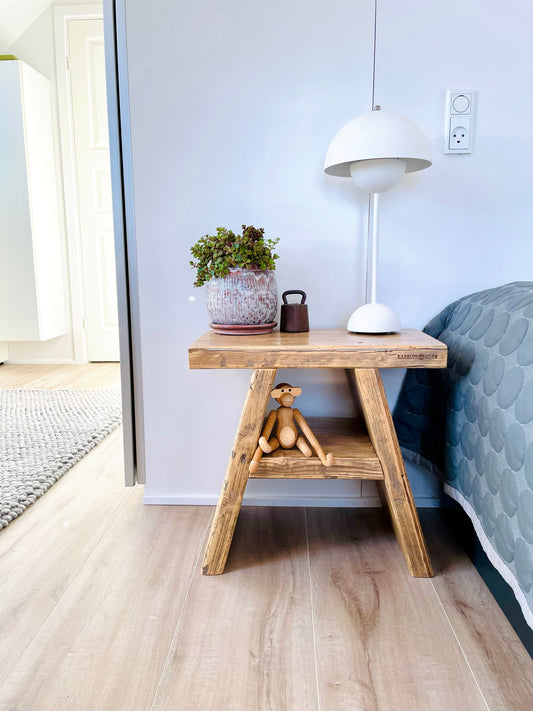 Abbie Bedside table made of recycled wood